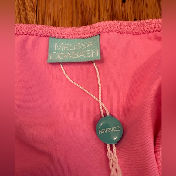 Melissa Odabash Ribbed Pink Bikini Bottoms Size 10 - Picture 6 of 10